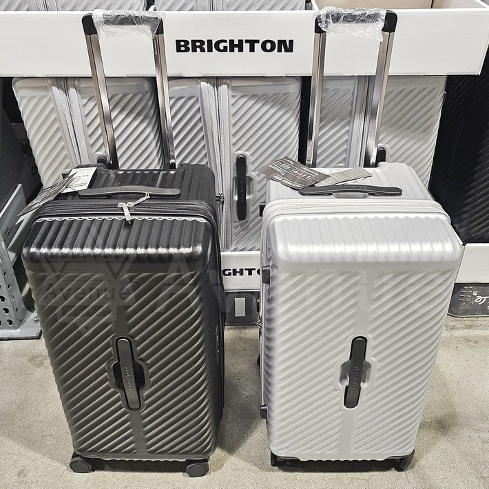 코스트코 브라이튼 로샤인 여행가방 72cm 26 수화물용 중형캐리어 폴리카보네이트 블랙, 실버 하드캐리어