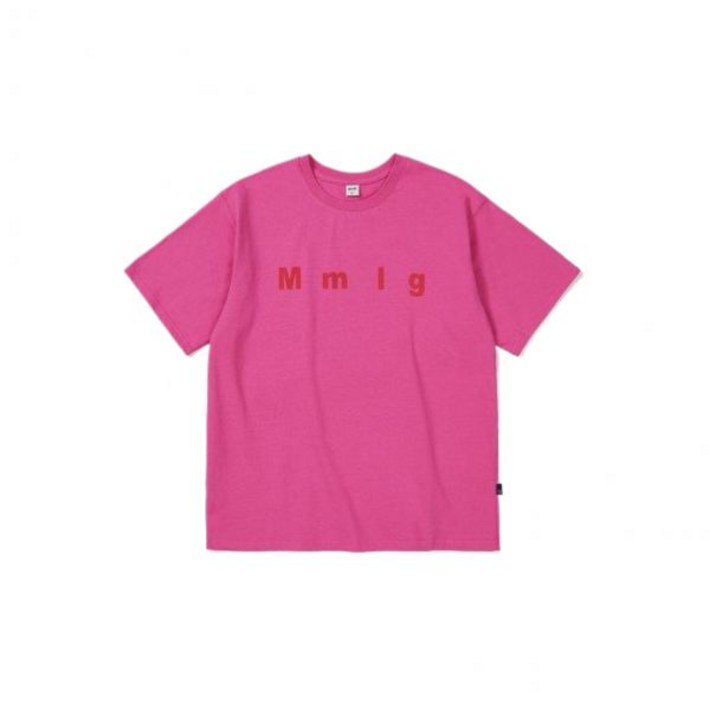 Mmlg BETWEEN HF-T 반팔 티셔츠 (FLOW PINK 핑크) 101371
