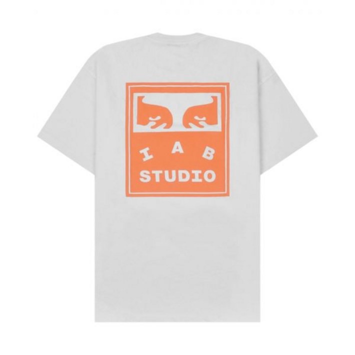 IAB Studio 아이앱 스튜디오 x 오베이 아이즈 아이콘 티셔츠 화이트