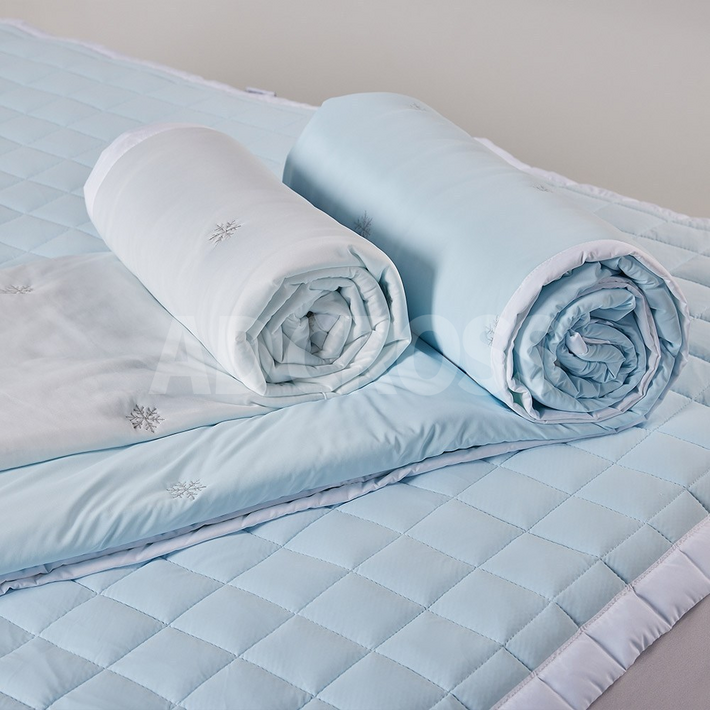 TV홈쇼핑정품 애드크로스여름 이불 침구 패드 코코리찌 에어메쉬 눈꽃 냉감 이불 시원한 아이스 인견 차렵 이불 패드