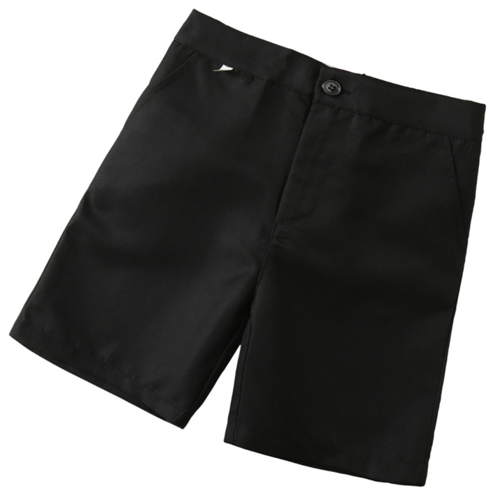 남아반바지 아동검정팬츠 유아 어린이면바지 정장 반바지