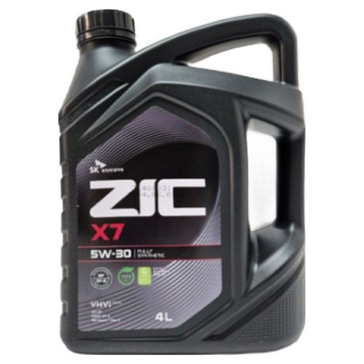 ZIC X7 5W30 지크 엔진오일 4리터 가솔린, 5w30, 1개, 4L ZIC X7 5W30 지크 엔진오일 4리터 가솔린, 5w30, 1개, 4L