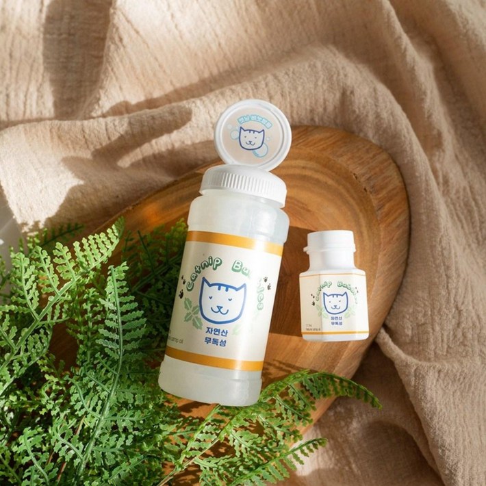 힘을내요 집사 고양이 캣닢 비눗방울 120mL, 3개