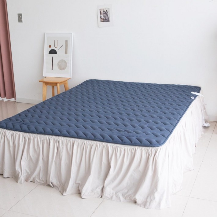 한일의료기 라돈안심 분리난방 전기장판 세탁가능한 6중안전 향균 전기요, 2인용 분리난방150 x 200 cm