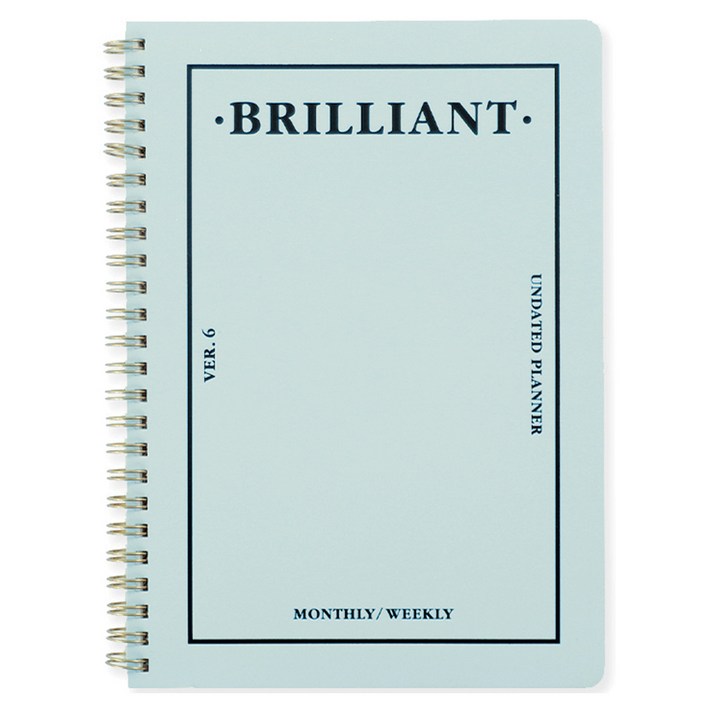 페이퍼리안 Brilliant weekly planner 만년형