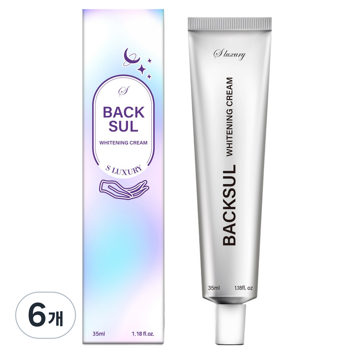 더에스럭셔리 백설 화이트닝 크림, 35ml, 6개