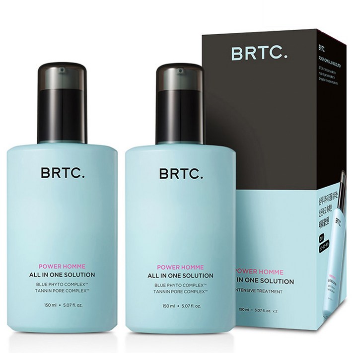 비알티씨 파워 옴므 솔루션 올인원, 150ml, 2개 비알티씨 파워 옴므 솔루션 올인원, 150ml, 2개