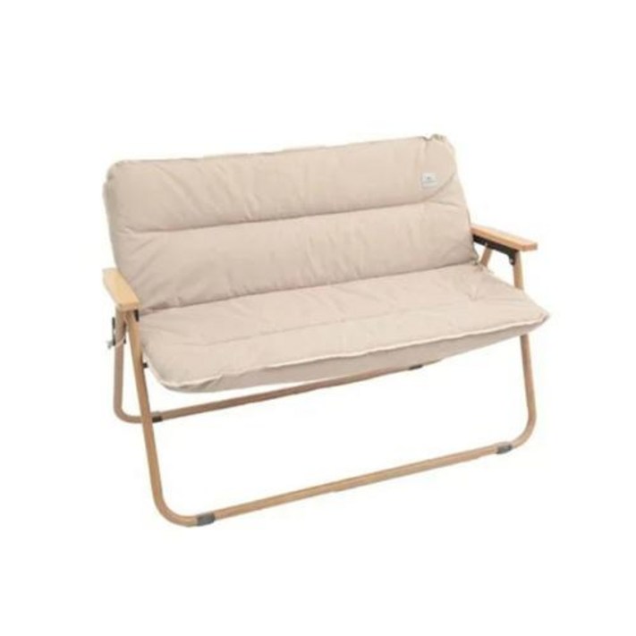 캠핑의자 더블 쿠션 야외 러브 시트 매트 고정 스트랩 포함 피크닉의자