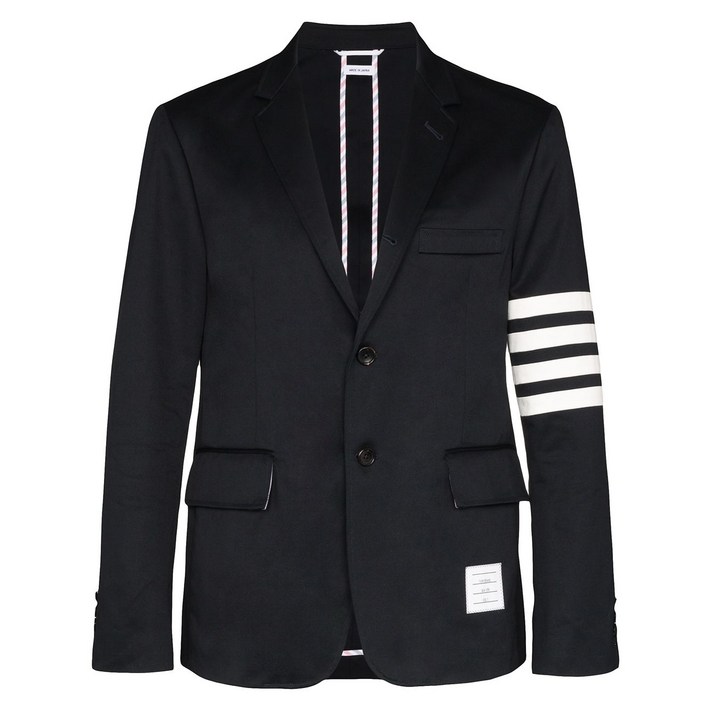 Thom Browne톰 브라운 4바 프린트 싱글 브레스티드 블레이저