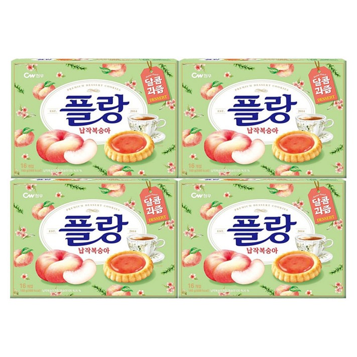 청우식품 플랑 납작복숭아