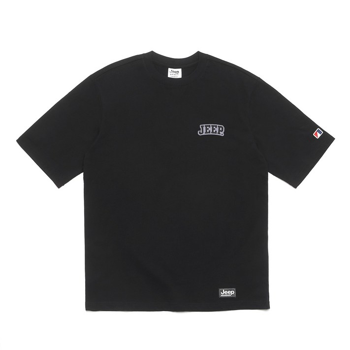 지프 24SS 오버핏 와펜로고 반팔티셔츠 JP6TSU151