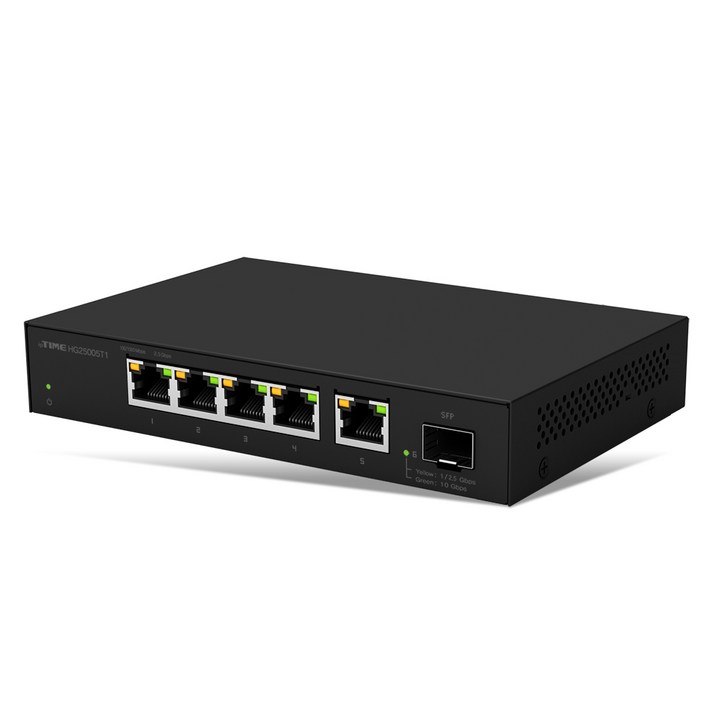 ipTIME 2.5Gbps 5포트  SFP 1포트 스위칭허브, 1개