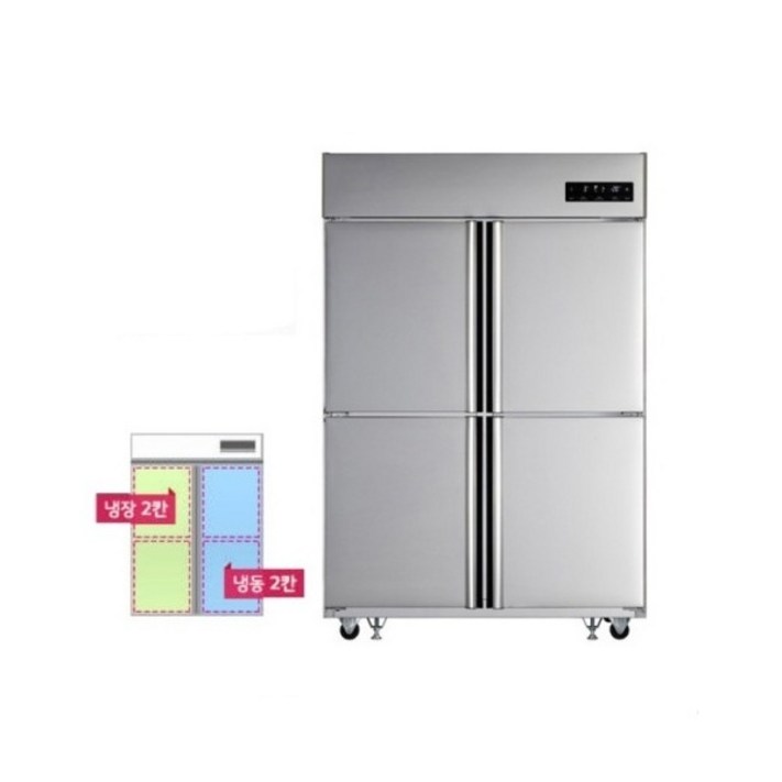 LG비지니스 4도어 냉동2 냉장2 C110AHB 디지털 업소용냉장고 상업용 냉장고 냉동고