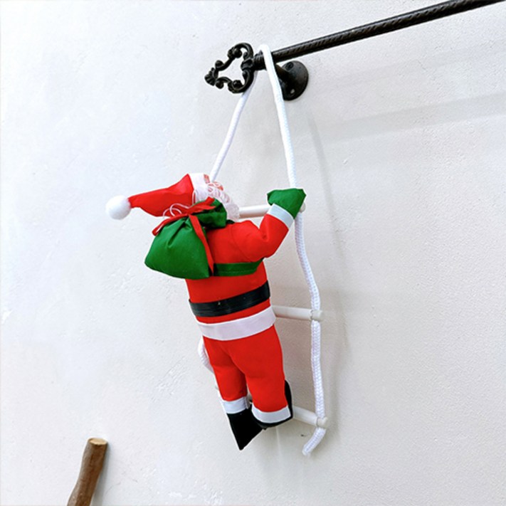 왓위셀 사다리 타는 산타할아버지 크리스마스 장식, 1개