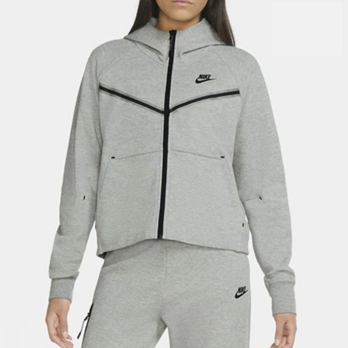 나이키 여성 테크 플리스 윈드러너 에셀셜 풀집 후디