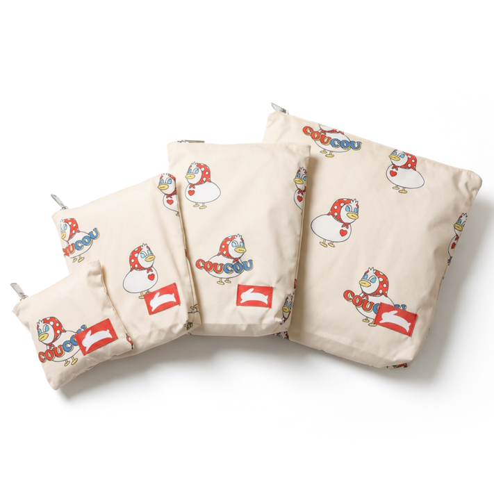 오우아스튜디오 어린이집 준비물 방수 파우치 4종 세트