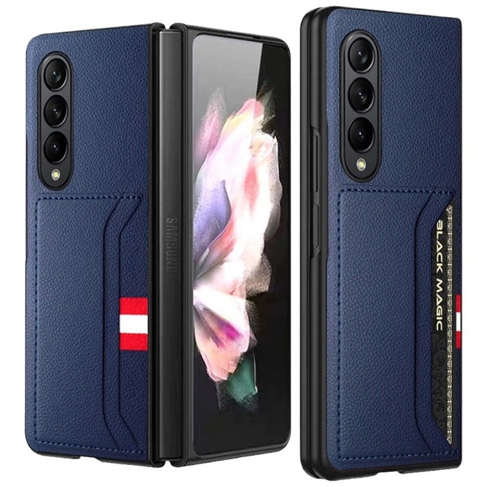 갤럭시Z폴드3 카드 수납 강화유리 일체형 케이스