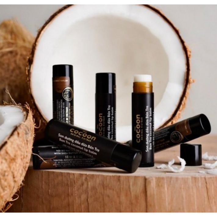 COCOON 코쿤 코코넛립밤 벤 트레 시어 버터  비타민 E 5g 립밤 1개