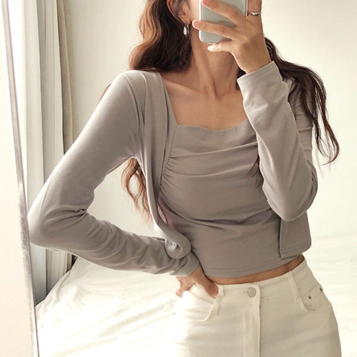 마이쏭 여성용 디어셔링나시가디건세트