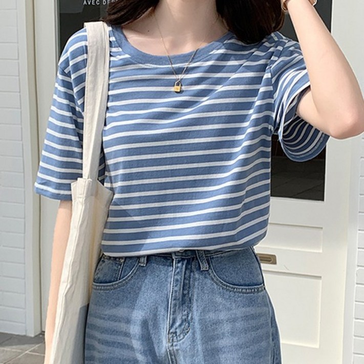 레일라 키브 스트라이프 반팔티 S25SMT031833