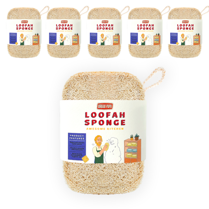 어반파파 어썸루파 천연수세미, 3개입, 2개