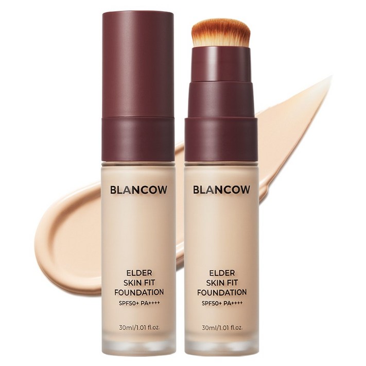 블랑카우 엘더 스킨핏 파운데이션 30ml SPF50 PA, 핑크베이지21호, 2개 블랑카우 엘더 스킨핏 파운데이션 30ml SPF50 PA, 핑크베이지21호, 2개