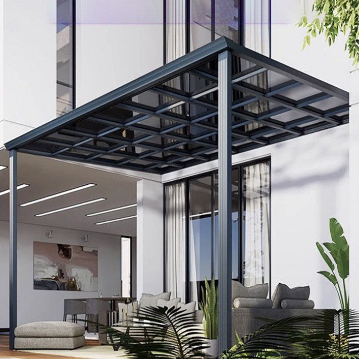 리자드 맞춤제작 알루미늄 파고라 테라스지붕 옥상캐노피 비가림막 PC6004