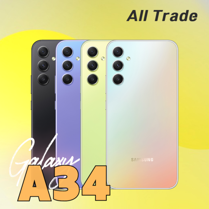 올트레이드 삼성전자 갤럭시 A34 중고폰 자급제 알뜰폰 공기계 알뜰폰 SMA346 128GB, 128GB, 라임 S급