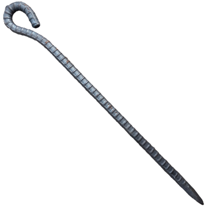 국산 고리 쇠말뚝 10mm 13mm 철근 쇠 단조팩 말뚝 텐트 타프 고리형 단조 천막, 30cm