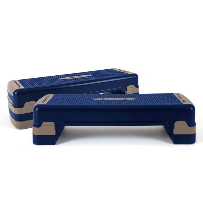 프로스펙스 와이드 3단 스텝박스 스탠다드 에어로빅 계단운동 스쿼트 힙업 스트레칭 운동, 혼합 색상