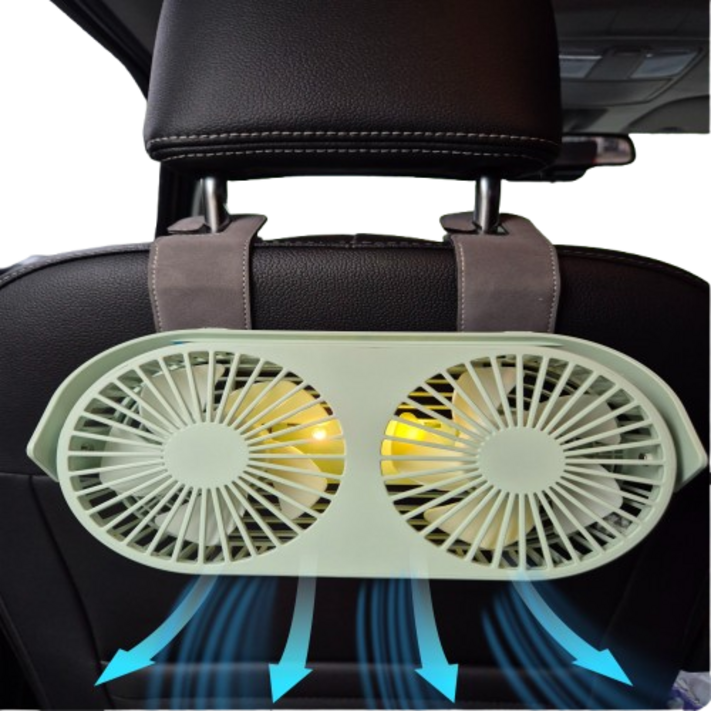 차량용 뒷자석 선풍기 자동차 뒷자리 무선 선풍기