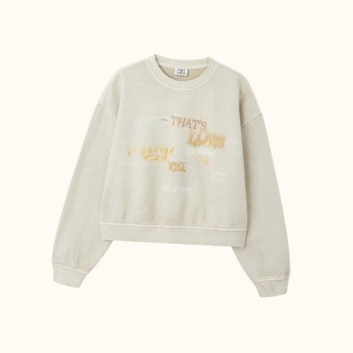 보브 VOICE OF VOICES 다잉 프린티드 맨투맨7116140103 488493