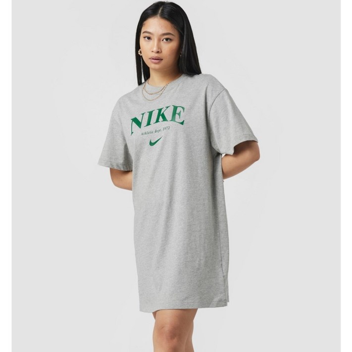 나이키 루즈핏 레이나드 루즈핏 반팔원피스 옐로우 그레이 화이트