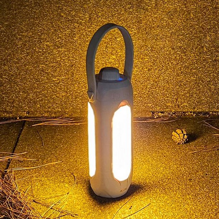 비센드 휴대용 LED 감성 캠핑 랜턴 BSC9, 아이보리, 1개