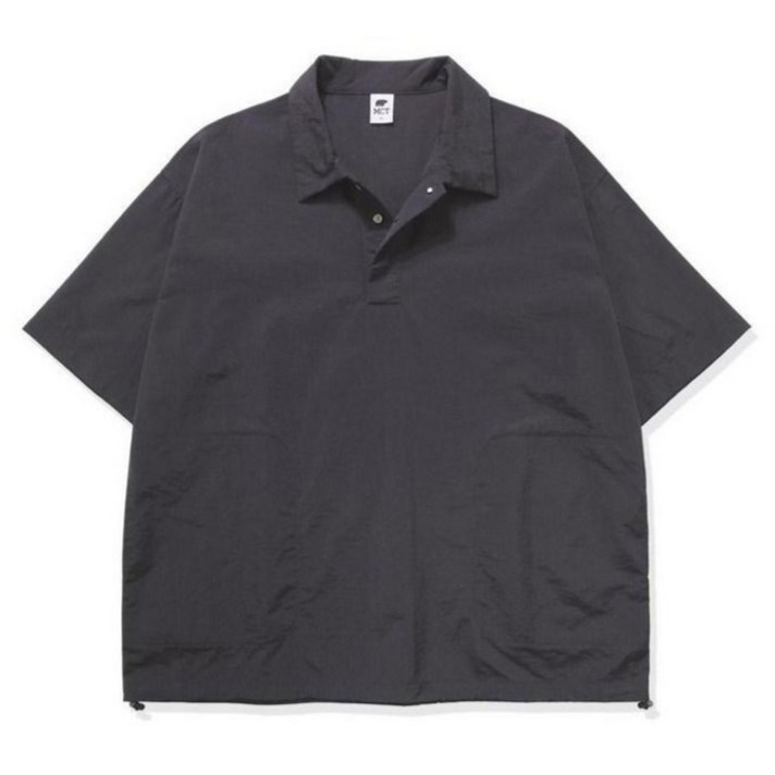 엠씨티 남녀공용 바스락 바람막이 카라 반팔 티셔츠