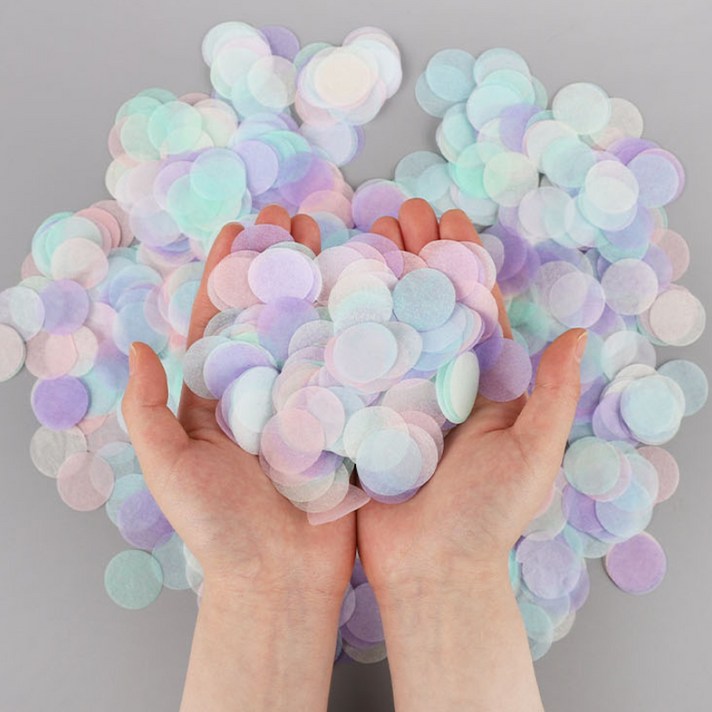 버블 컨페티 종이꽃가루