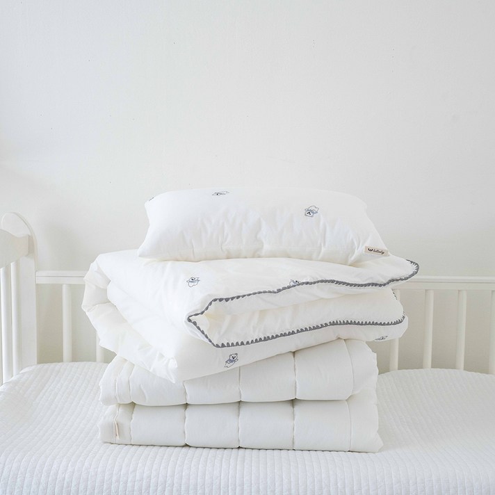 롤베이비 유아용 고밀도 사각사각 이불  패드  베개 세트