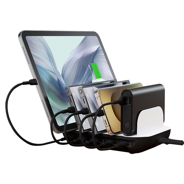 수피 5포트 고속 멀티충전기 거치형 업소용 CS50