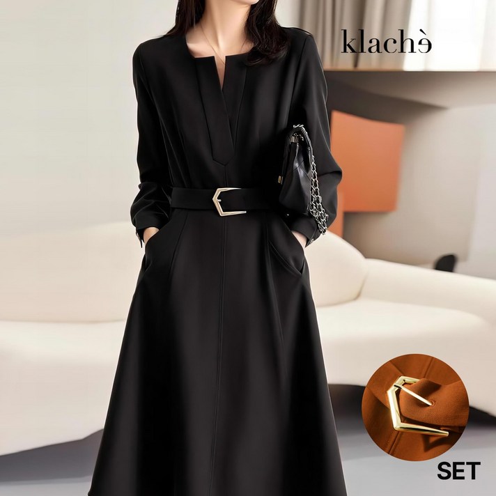 클라셰 77까지 시크골드레이디원피스B4F0005