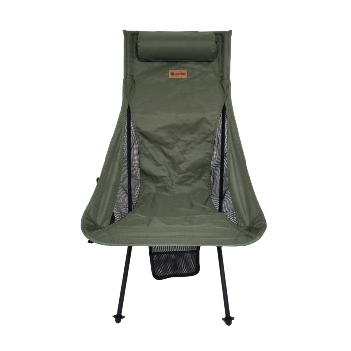 멜핑 캠핑 의자 체어 릴렉스 초경량 경량 릴렉스 폴딩 감성 접이식, 1개, 카키