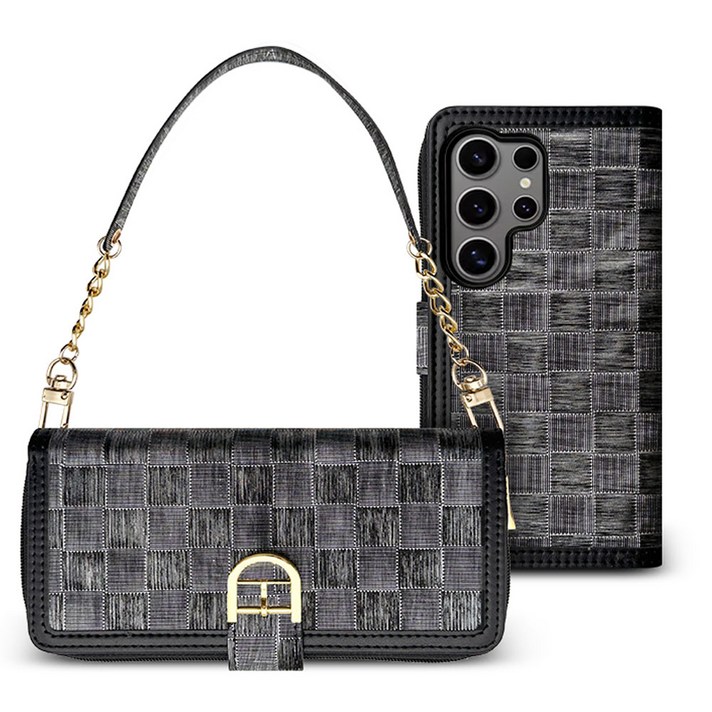 모바트 갤럭시 버디3 A156 프리즘 지퍼 지갑형 다이어리 휴대폰 케이스 스트랩 포함