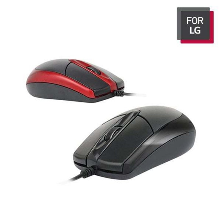 LG 유선 마우스 LGCM1200 가벼운 터치감 부드러운 트랙킹 USB타입 유선마우스