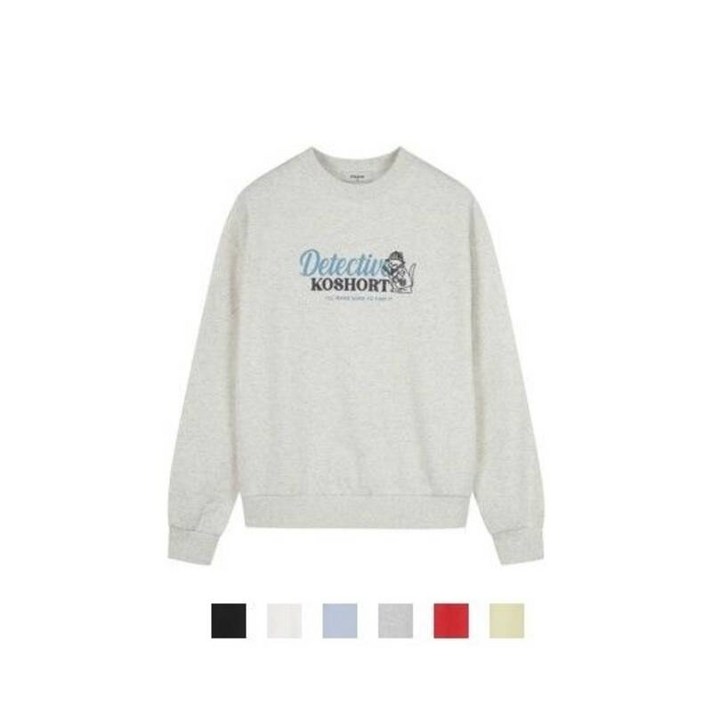 백화점 정품 25FW 여성 그래픽 라운드 기모 맨투맨 PHF4TR2010