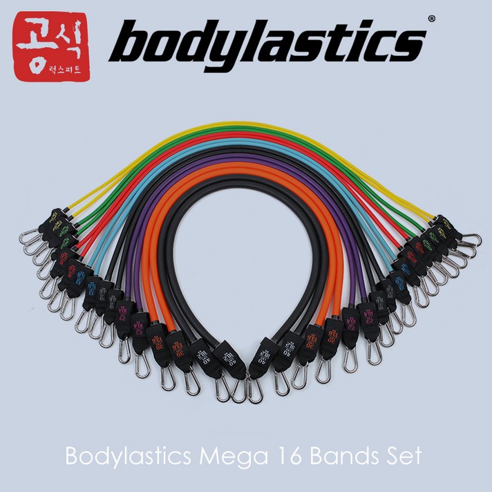 Bodylastics 정품 바디래스틱 Mega 튜빙밴드 16종세트, 1개