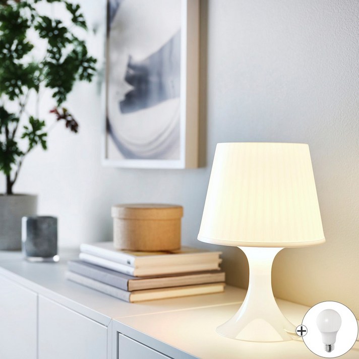 이케아 단스탠드 무드등 람판 LED전구증정