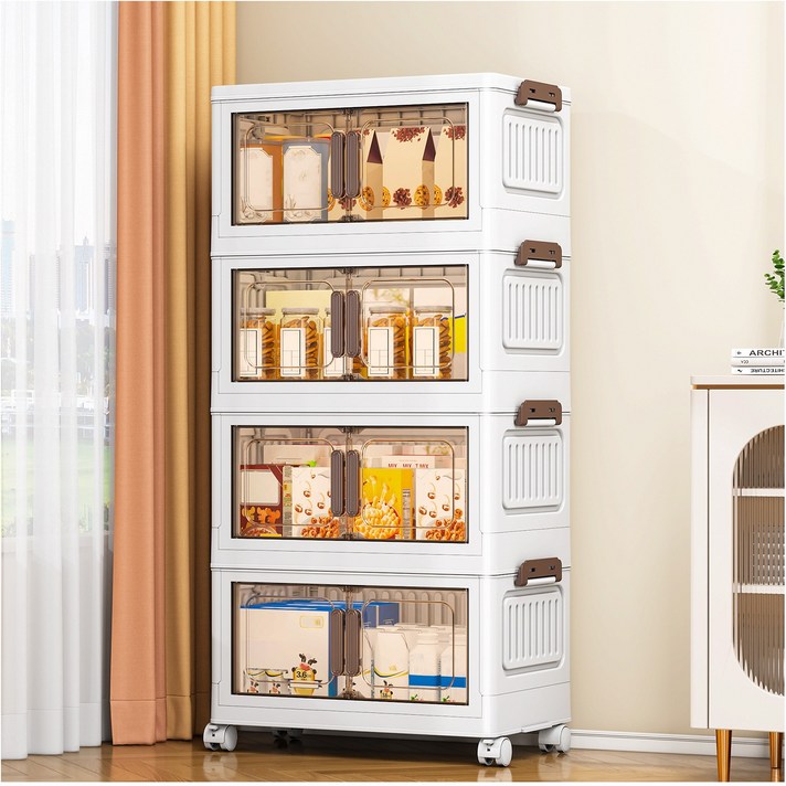 Ruesious 폴딩 대용량 리빙박스수납박스 대형 가정용 거실 장난감 사물함 간식 선반 옷정리함 수납장 대용량 수납 정리함 접이식 보관함 다용도 수납함 플라스틱 수납함 리빙박