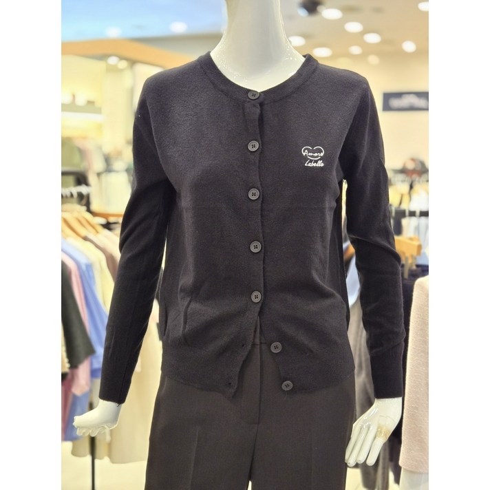 케네스레이디 하트자수 니트 카디건 EKCDPJ0300 간절기