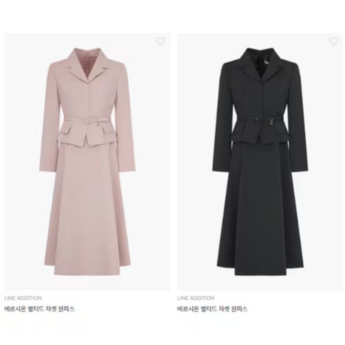 라인어디션 N537 베르시온 벨티드 자켓 원피스 NWOPOJ0300 라인어디션 N537 베르시온 벨티드 자켓 원피스 NWOPOJ0300