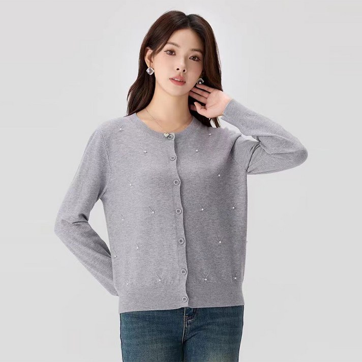 Sparxio 가을과 겨울 여자 니트 가디건 프리 사이즈 슬림 스웨터