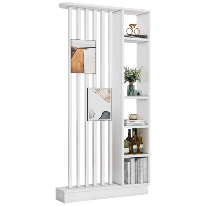 프리엠 가벽 파티션 현관 공간분리 가림막 칸막이 선반, WHITE